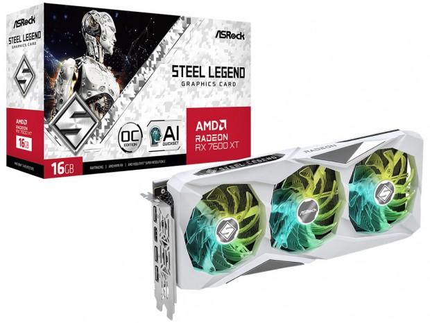 ASRock、Radeon RX 7600 XT搭載「Steel Legend」と「Challenger」計2モデルを発売