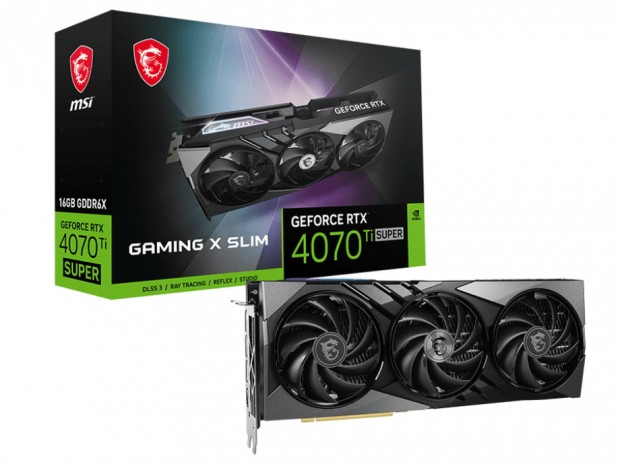 MSI、スリム3連ファンクーラー採用モデルなどGeForce RTX 4070 Ti SUPER搭載カード4製品