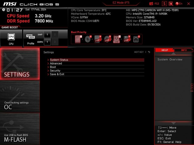 MPG Z790 CARBON WIFI II