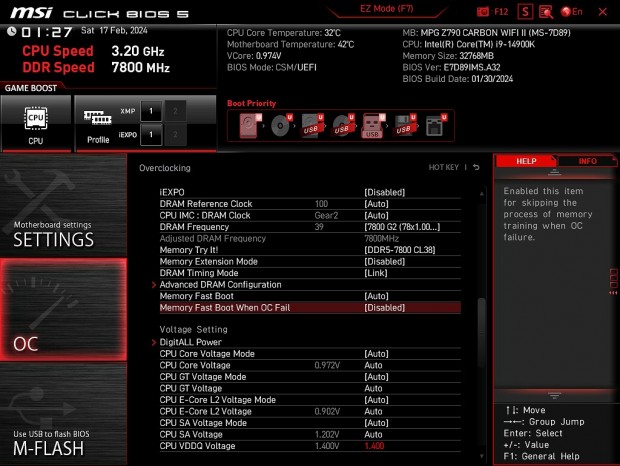 MPG Z790 CARBON WIFI II