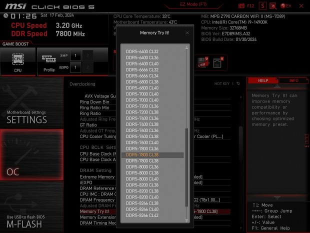 MPG Z790 CARBON WIFI II