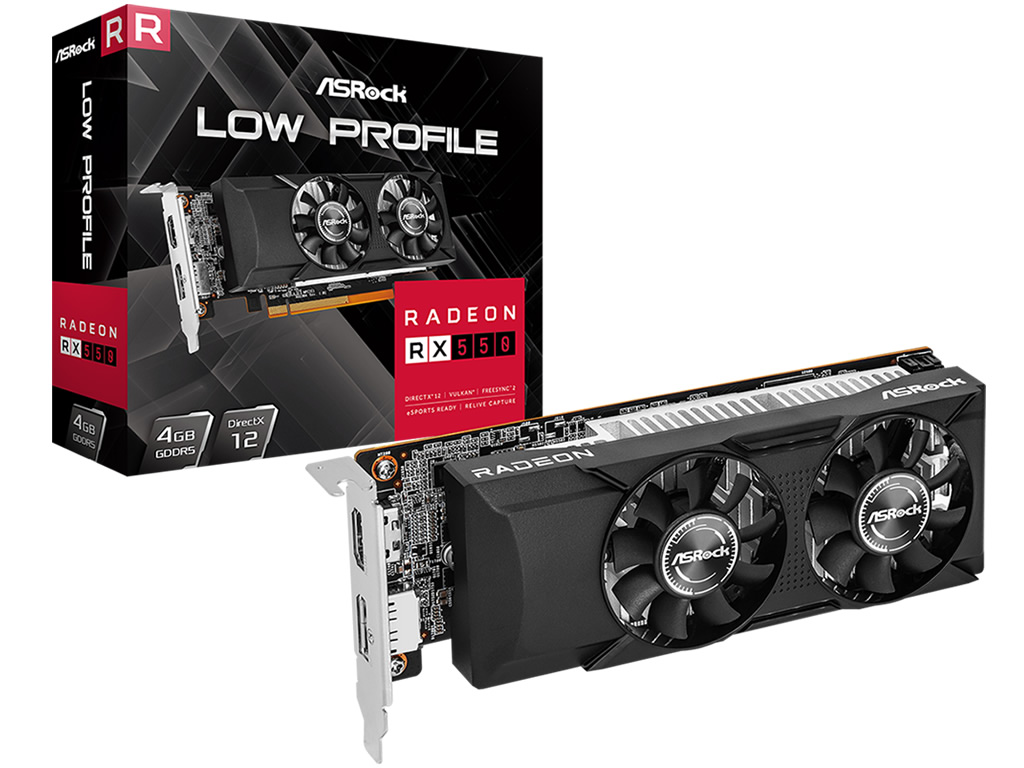 ロープロ対応で長さ170mmのRadeon RX 550、ASRock「RX550 LP 4G」発売 - エルミタージュ秋葉原