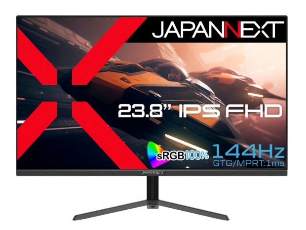 JAPANNEXT、Fast IPS採用のフルHDゲーミング液晶ディスプレイ税込16,980円で発売
