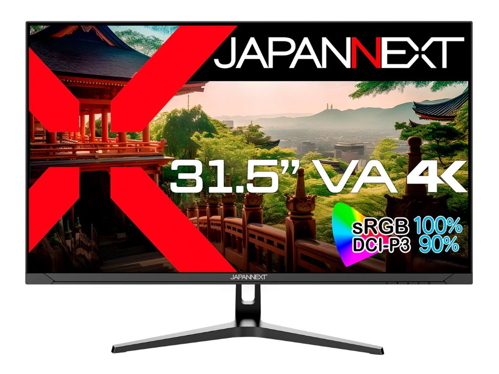 JAPANNEXT、4K解像度に対応する液晶ディスプレイ計4機種発売 