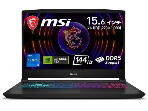 MSI、GeForce RTX 40シリーズ搭載で約15万円からのゲーミングノートPC 2機種