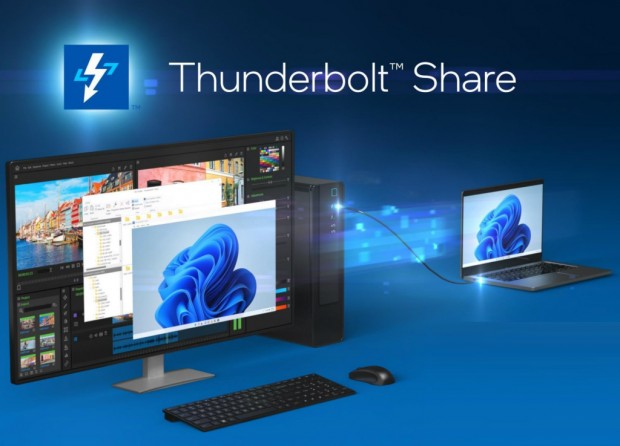 Intel、Thunderboltを介してキーボード・マウスを2台のPCで共有する「Thunderbolt Share」発表