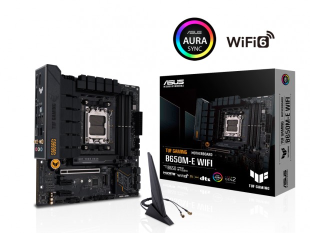AMD B650チップセット採用のMicroATXゲーミングマザーボード、ASUS「TUF GAMING B650M-E WIFI」