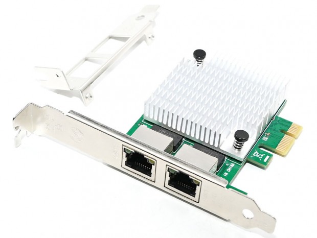 PCI Express x1形状でギガビットLAN×2つが増設できる、エアリア「lans」