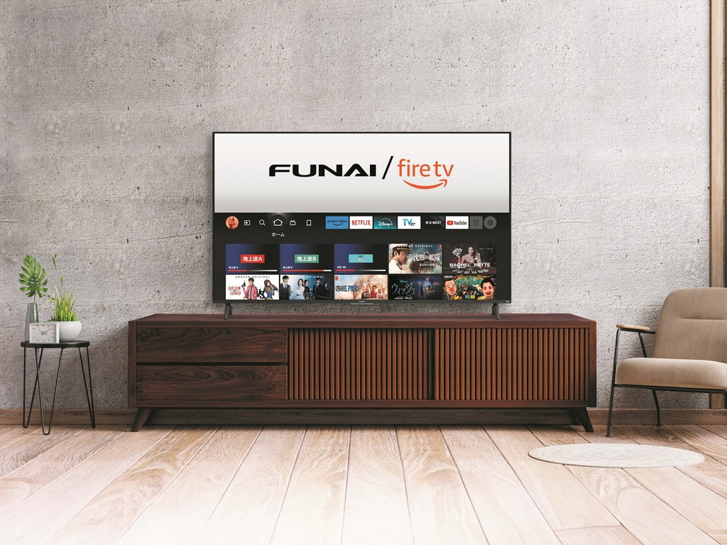 話しかけるだけで操作できる最上位など、「FUNAI Fire TV搭載スマートテレビ」に最新版 - エルミタージュ秋葉原