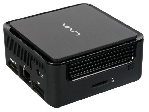 74mm角のデュアルディスプレイ対応小型デスクトップPC、ECS「LIVA Q3D N5100」