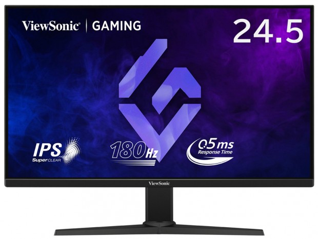 180Hz/0.5ms対応の24.5型フルHDゲーミング液晶、ビューソニック「VX2528J-7」発売