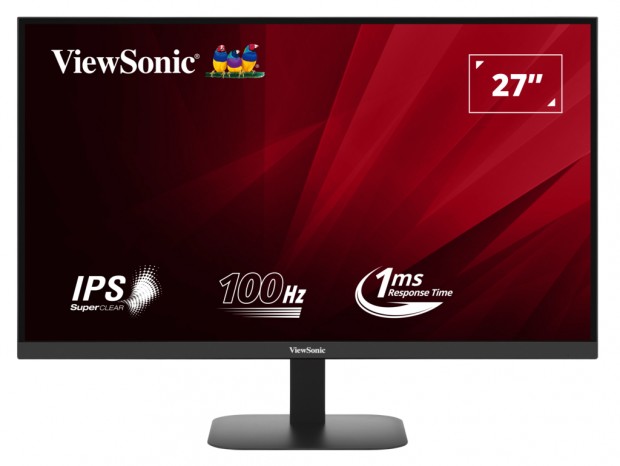 ビューソニック、可変リフレッシュレート対応27型WQHD IPS液晶を税込23,800円で発売