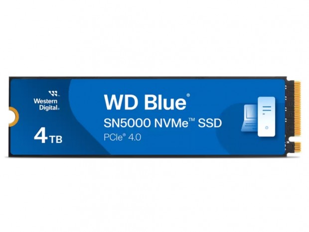 ウエスタンデジタル、最大4TBのPCIe 4.0 NVMe M.2 SSD「WD Blue SN5000 NVMe SSD」発売