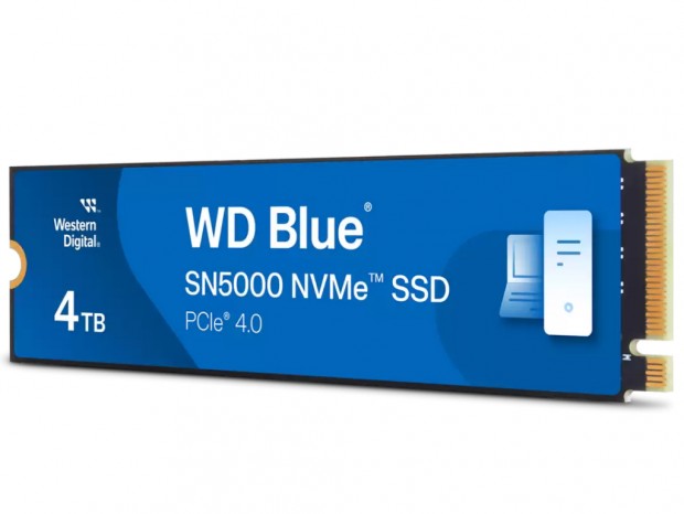 ウエスタンデジタル、最大4TBのPCIe 4.0 NVMe M.2 SSD「WD Blue SN5000 NVMe SSD」発売