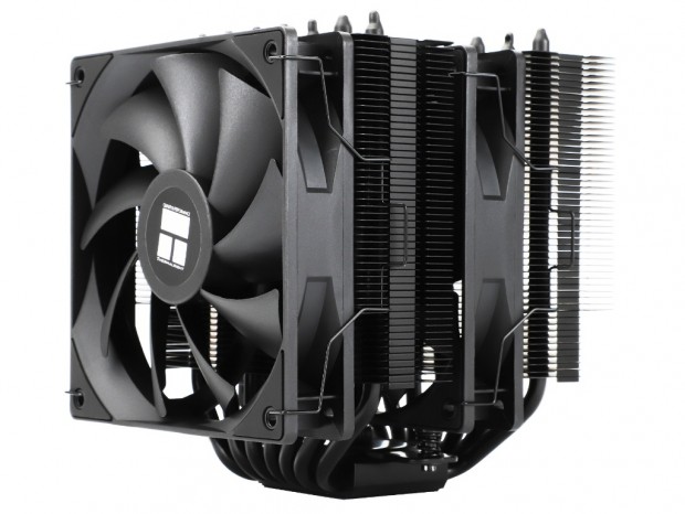 オールブラックのツインタワーサイドフロー、Thermalright「Phantom Spirit 120 SE BLACK」