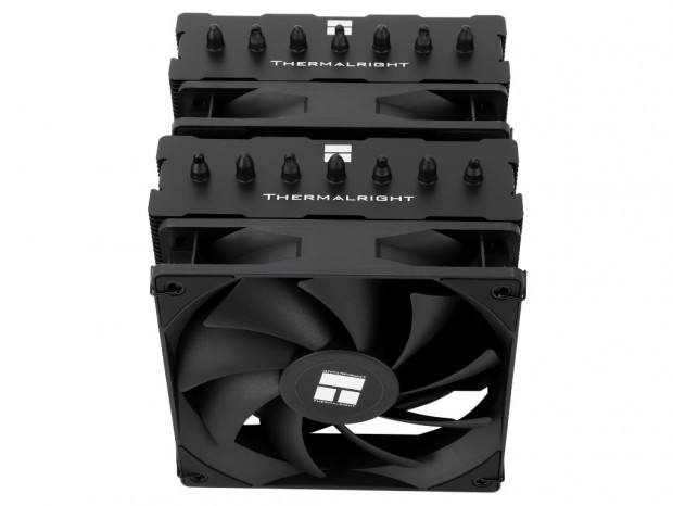 オールブラックのツインタワーサイドフロー、Thermalright「Phantom Spirit 120 SE BLACK」