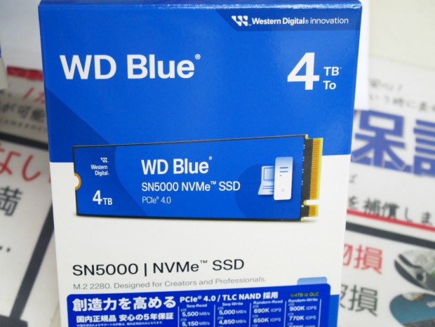 WD Blue SN5000 NVMe SSD