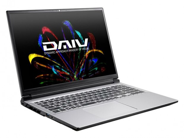 DCI-P3 100％のクリエイター向け16型ノートPC、マウスコンピューター「DAIV R6-I7G60SR-A」