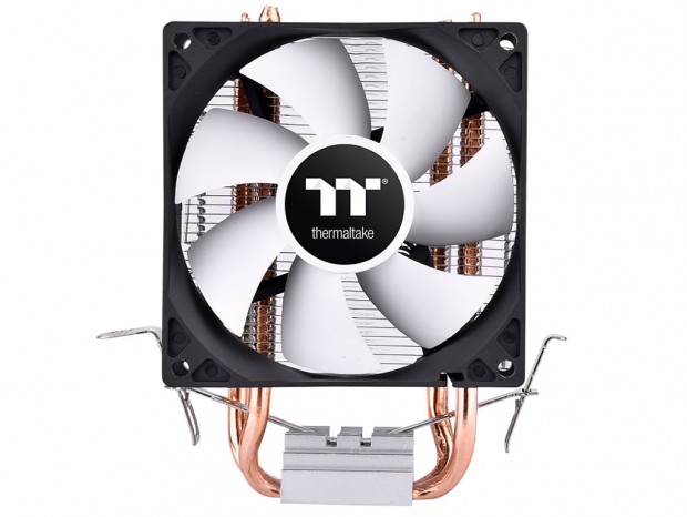 φ6mmヒートパイプ2本構成のサイドフロー型CPUクーラー、Thermaltake「Contac 9 SE」発売