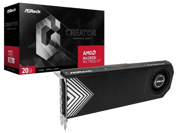 ASRockオリジナル初のブロワーファンモデル、AMD Radeon RX 7900 Creatorシリーズ