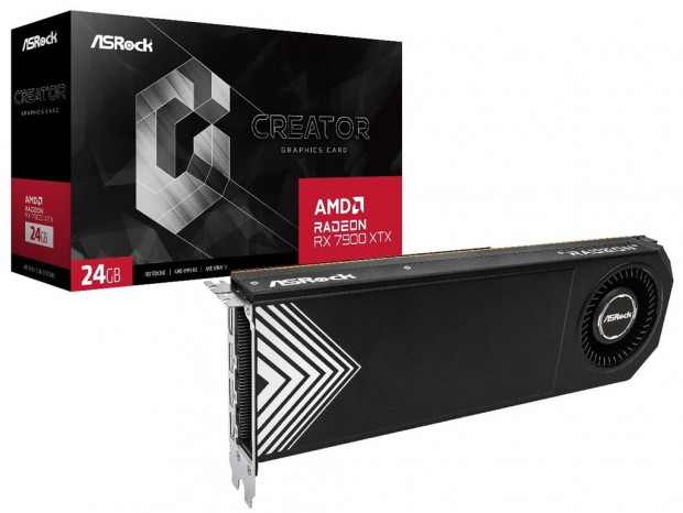 ASRockオリジナル初のブロワーファンモデル、AMD Radeon RX 7900 Creatorシリーズ