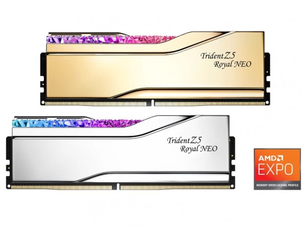 G.SKILL、Ryzen 9000にも対応する宝石をイメージしたDDR5メモリ「Trident Z5 Royal Neo」