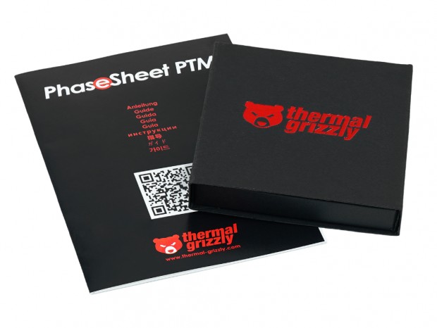 相変化素材を使用したサーマルパッド、Thermal Grizzly「PhaseSheet PTM」