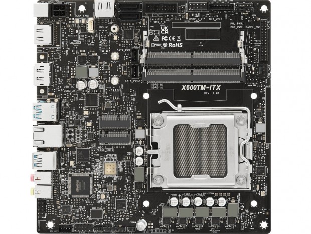 世界初のSocket AM5対応Thin Mini-ITXマザーボード、ASRock「X600TM-ITX」