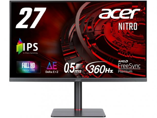 Acer Nitroシリーズから360Hzの27型フルHDゲーミング液晶など計5機種発売