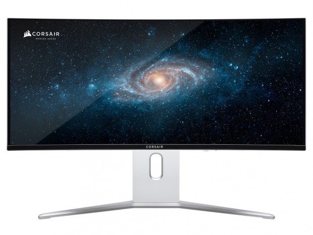 Samsung製QD-OLED採用の34型湾曲ゲーミングディスプレイ、CORSAIR「XENEON 34WQHD240-C QD-OLED」