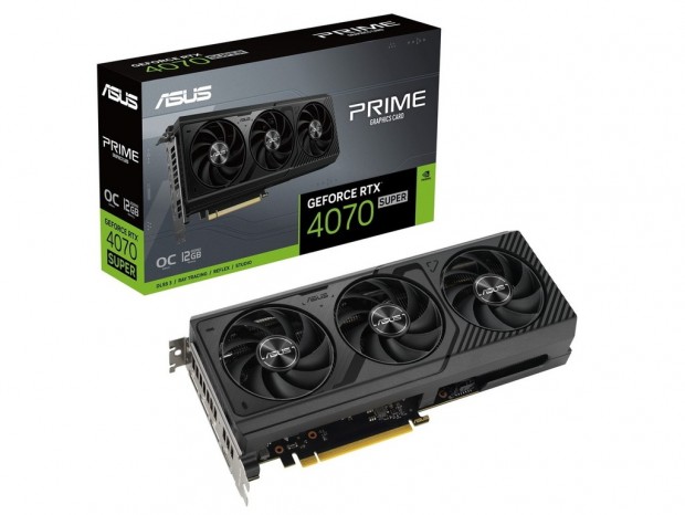 ASUS、独自3連ファンクーラー装備の「PRIME-RTX4070S-O12G」などグラフィックス2製品