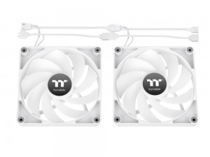 CT120 Reverse ARGB Sync PC Cooling Fan White 2 Pack