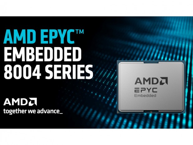 電力効率30％向上。Zen 4c採用の組み込み向けCPU、AMD「EPYC Embedded 8004」シリーズ