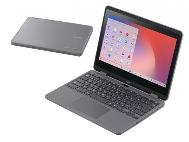 安全性・堅牢性・耐久性を強化したGIGAスクール第2期向け「NEC Chromebook Y4」