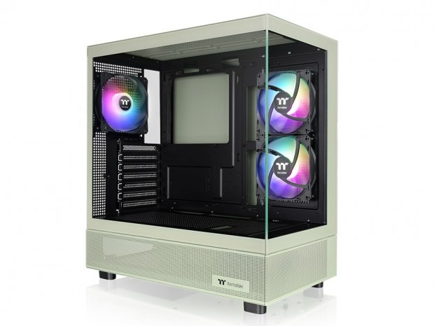 3基のARGBファンを搭載するピラーレスPCケース、Thermaltake「View 270 TG ARGB Plus」