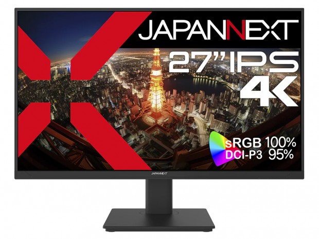 JAPANNEXT、税込3万円を切る27型4K IPS液晶ディスプレイなど計3モデル発売