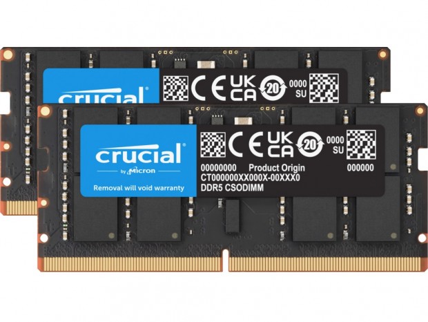 Crucial、クロックドライバを搭載した高速DDR5メモリ「CUDIMM/CSODIMM」発表