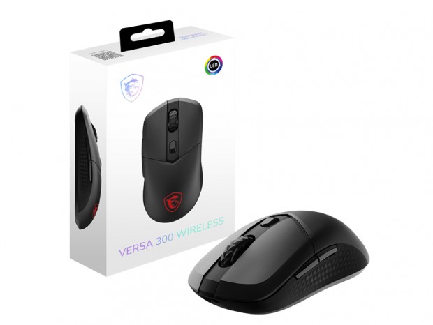 MSI、3種類の接続方法に対応する軽量ゲーミングマウス「VERSA 300 WIRELESS」税込3,980円で発売