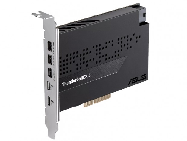 最大130W給電に対応する2ポートのThunderbolt 5拡張カード、ASUS「ThunderboltEX 5」