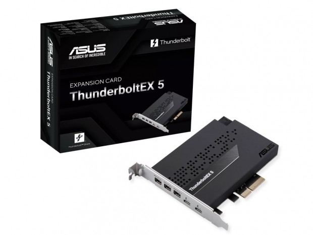 最大130W給電に対応する2ポートのThunderbolt 5拡張カード、ASUS「ThunderboltEX 5」