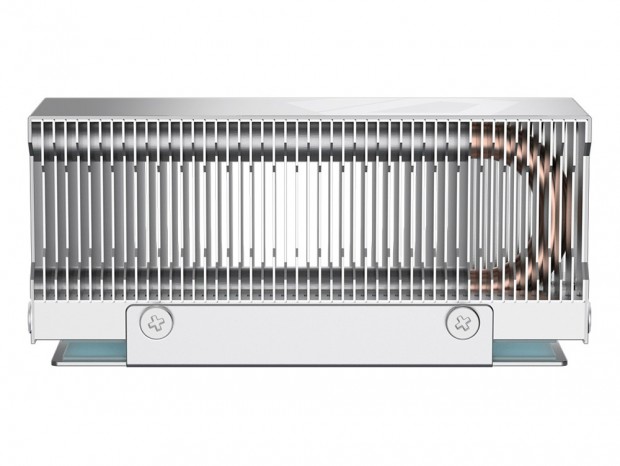 純銅製ヒートパイプを内蔵したファンレスM.2 SSDヒートシンク