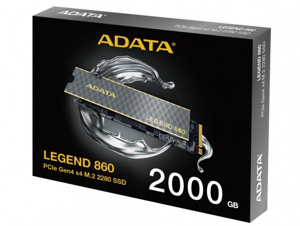 薄型ヒートシンク搭載のPCIe4.0 NVMe M.2 SSD、ADATA「Legend 860」