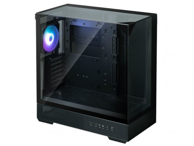 3面強化ガラスパネル採用のピラーレスPCケース、ZALMAN「P40 Prism」