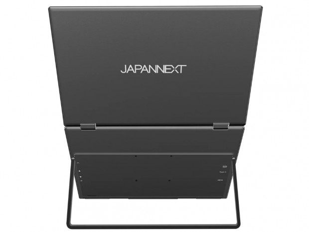 JAPANNEXT、15.6型IPSパネルを2枚搭載したデュアルモデルなどモバイルディスプレイ計4機種