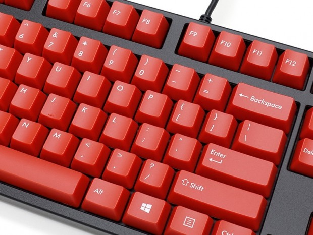 ダイヤテック、引き締まった黒×赤カラーのCHERRY MX黒軸キーボードを直販限定発売