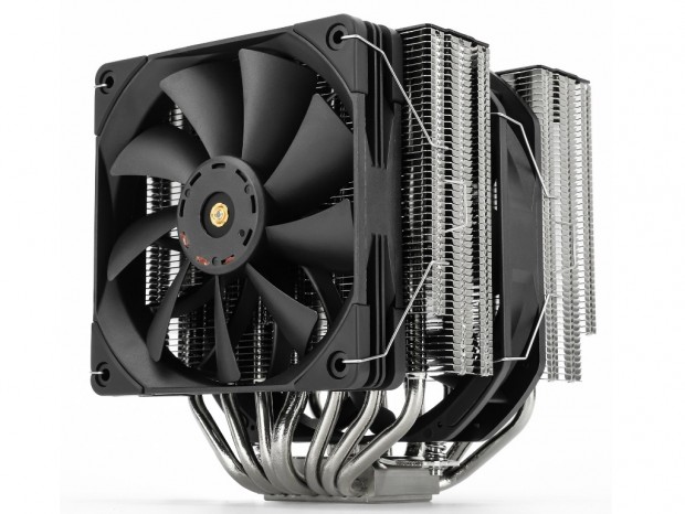 28mm厚140mmファンを搭載するツインタワー型サイドフロー、Thermalright「Frost Vortex 140 SE」