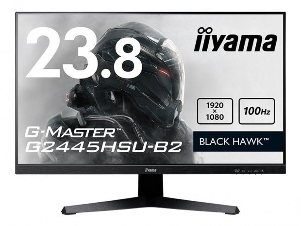 iiyama、IPSパネル採用の23.8型フルHDゲーミング液晶「G-MASTER G2445HSU-B2」発売