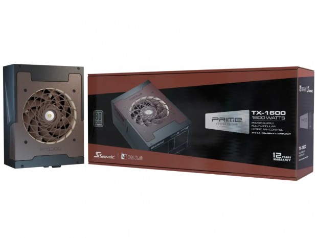 Noctua＆SeasonicコラボのTITANIUM電源ユニット「PRIME TX-1600 Noctua Edition」発表