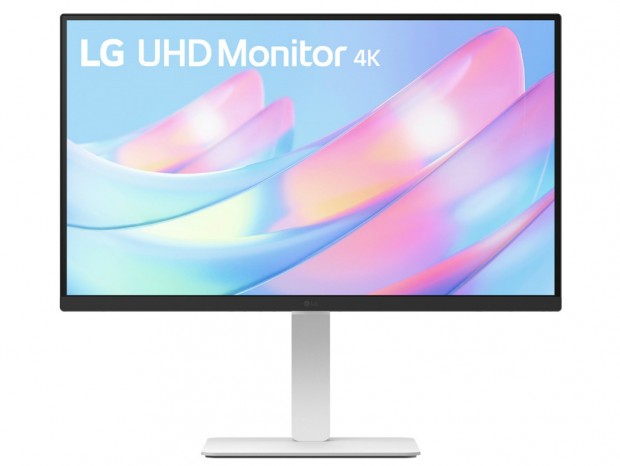 超解像技術Super Resolution+を搭載した27型4K液晶ディスプレイ、LG「27US550-W」