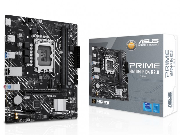 ユニットコム専売のエントリーMicroATXマザーボード、ASUS「PRIME H610M-F D4 R2.0-CSM」